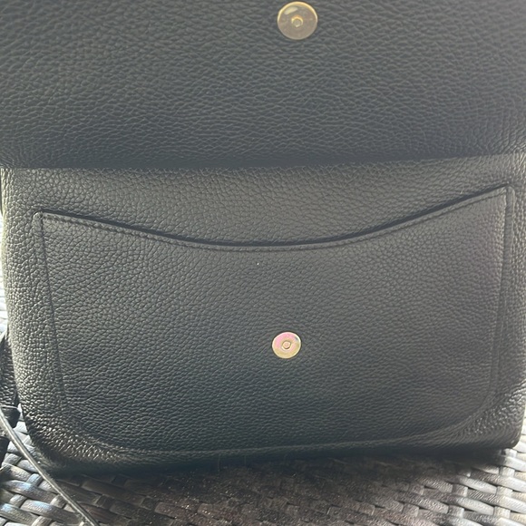 KATE SPADE black pebble leather shoulder bag - Picture 3 of 8
